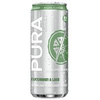 Pura Sparkling Soda - Cucumber & Lime